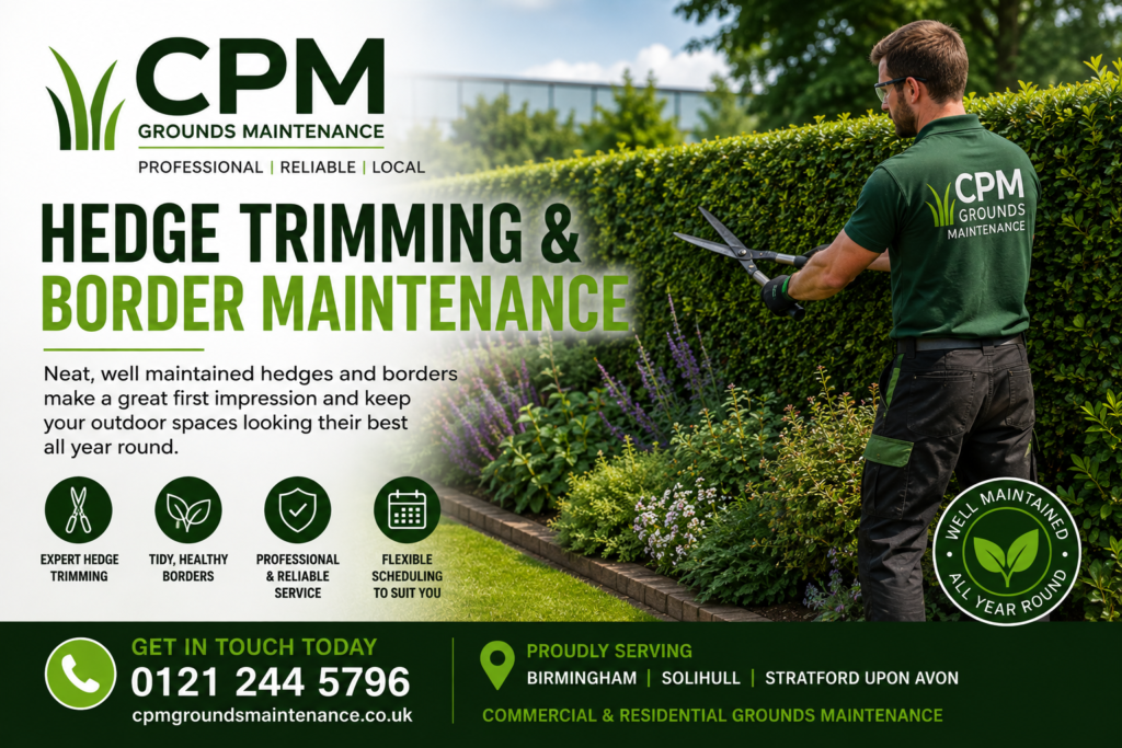 hedge trimming